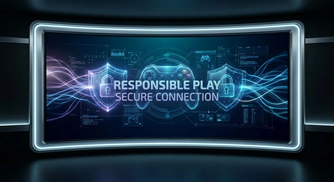 Safety and Responsible Slot Play Abstract image of digital safety and responsible play controls