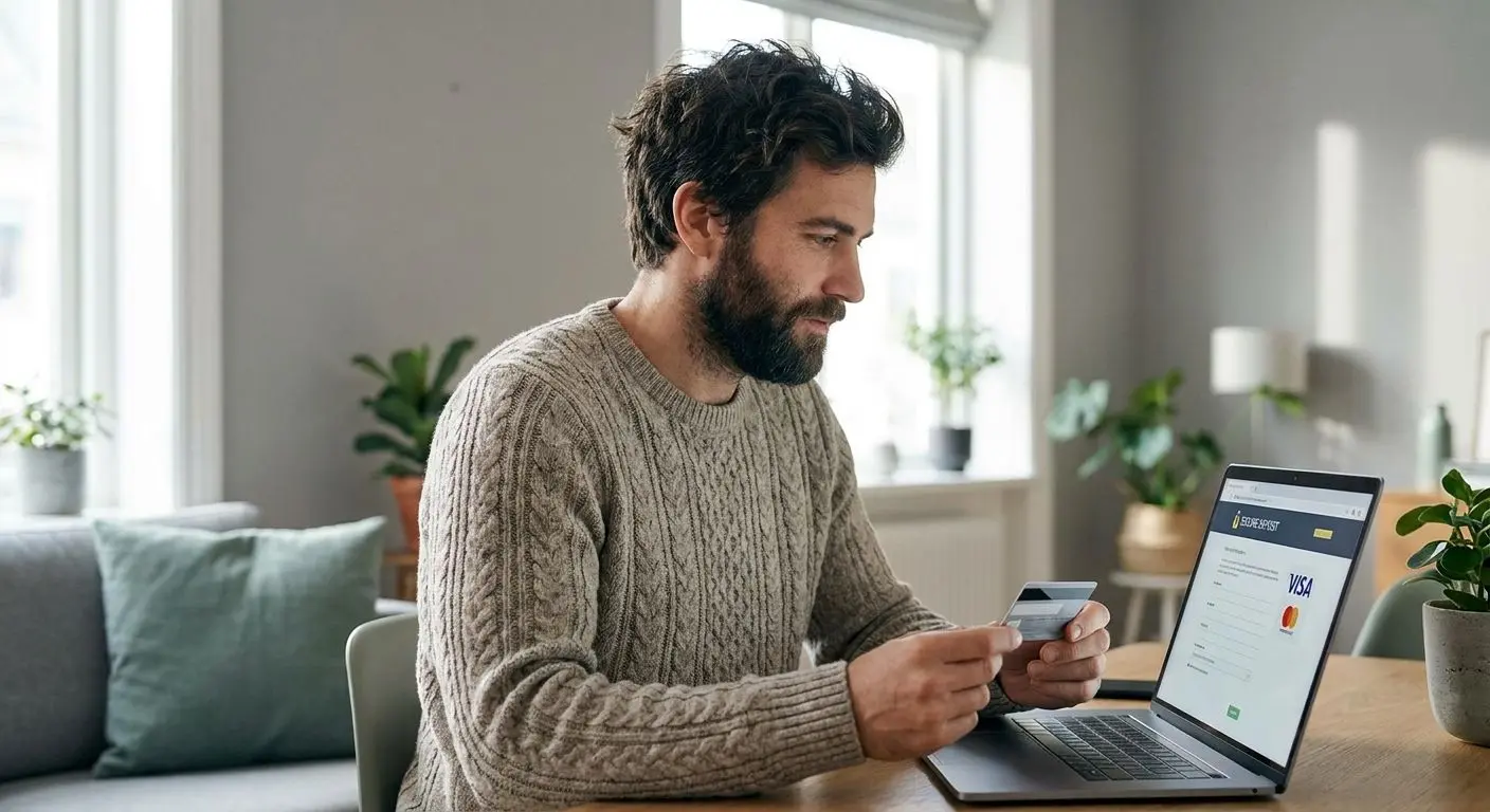 Player in Ireland using Visa for a PlayOJO deposit